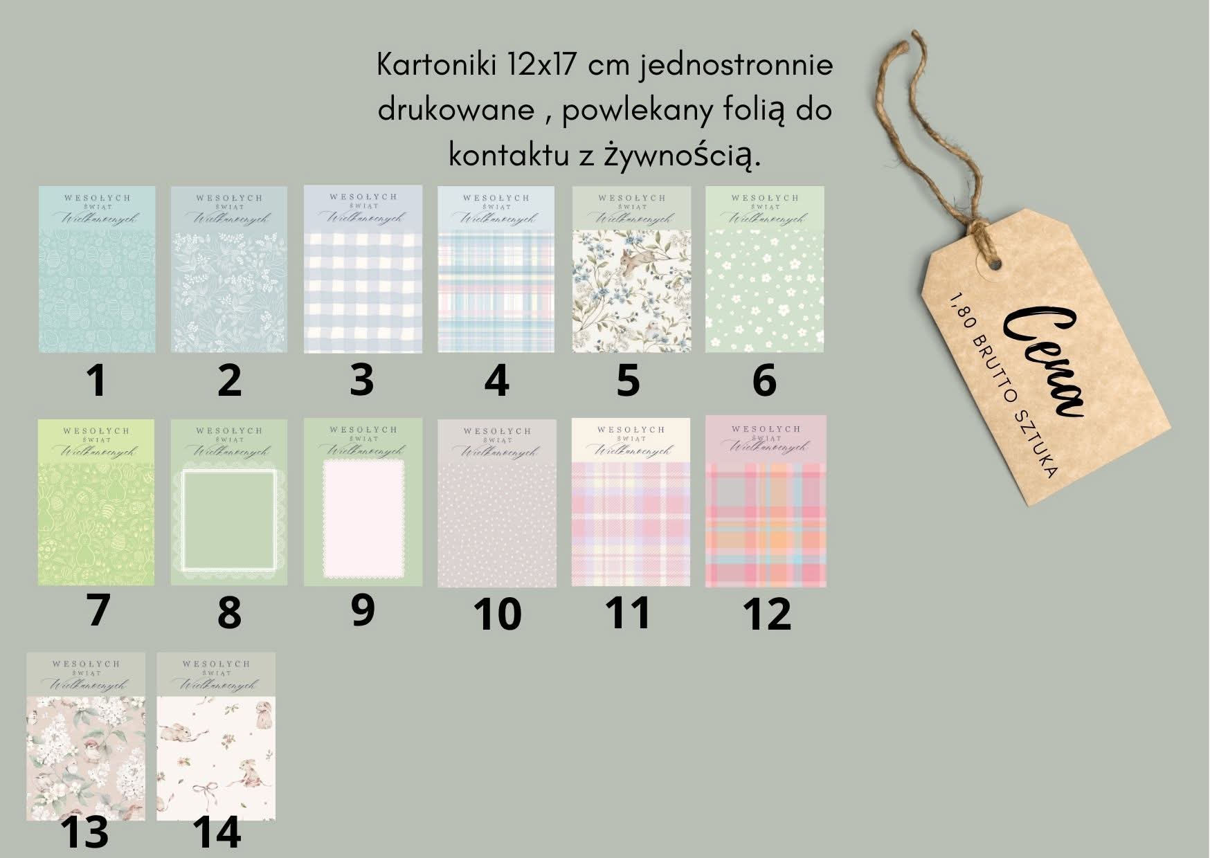 Świąteczne kartki Wielkanocne, kartka Wielkanocna