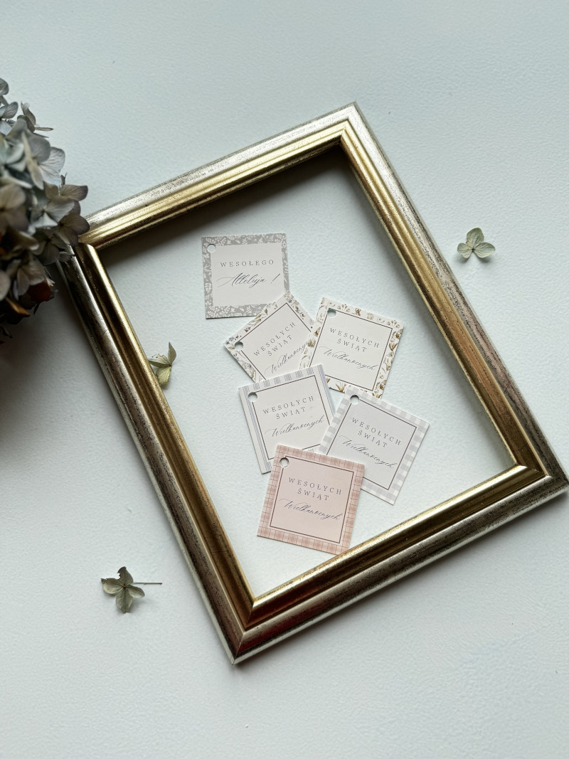 Bilecik Wielkanocny 5,5x5,5cm z okazji Świąt Wielkanocnych. Idealny dodatek do prezentu na Święta Wielkanocne.